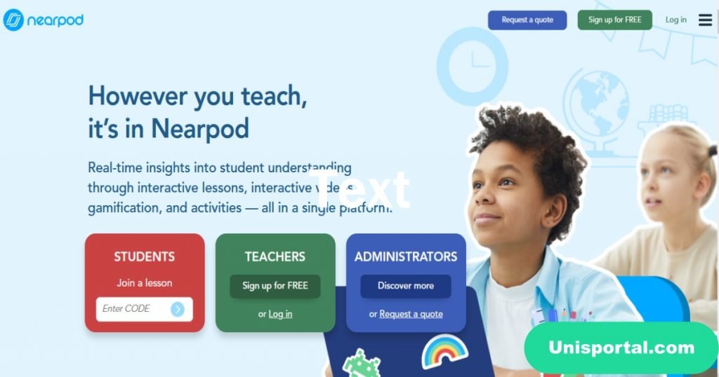 Nearpod Join Code, Login Explained Unisportal