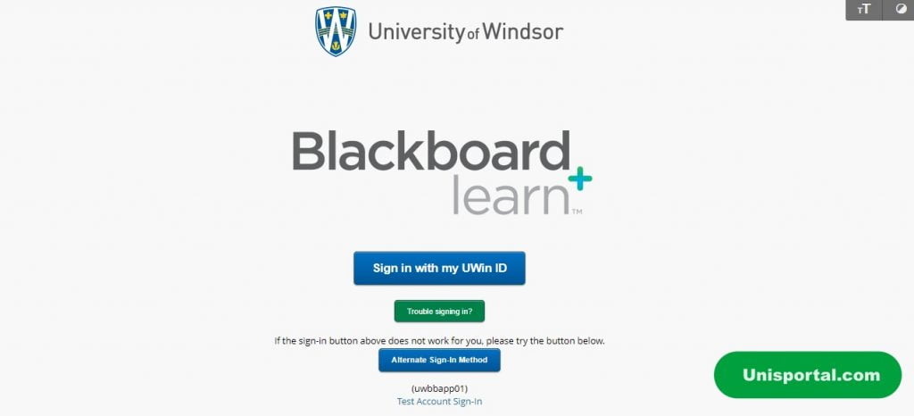Blackboard UWindsor Email Uwindsor ca Guide Unisportal