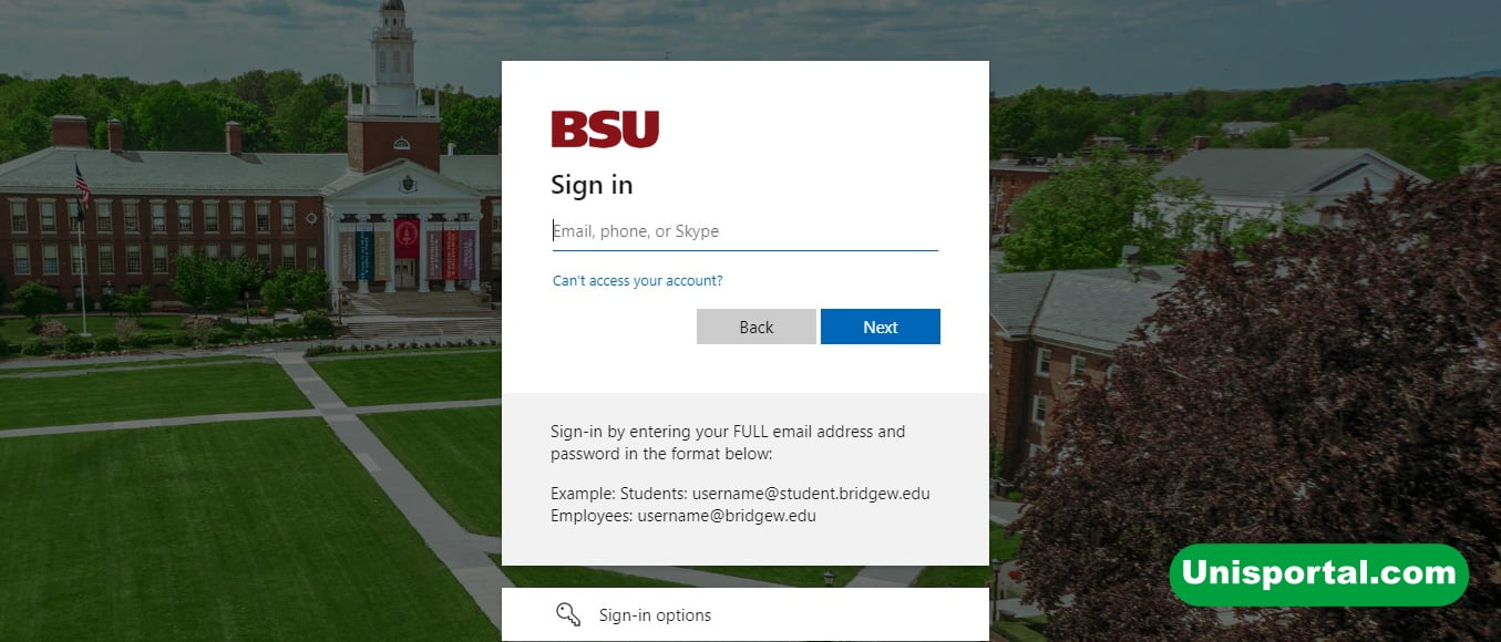 BSU Blackboard Login @mybsu.bridgew.edu - Unisportal