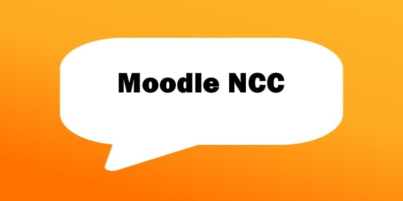 Moodle NCC