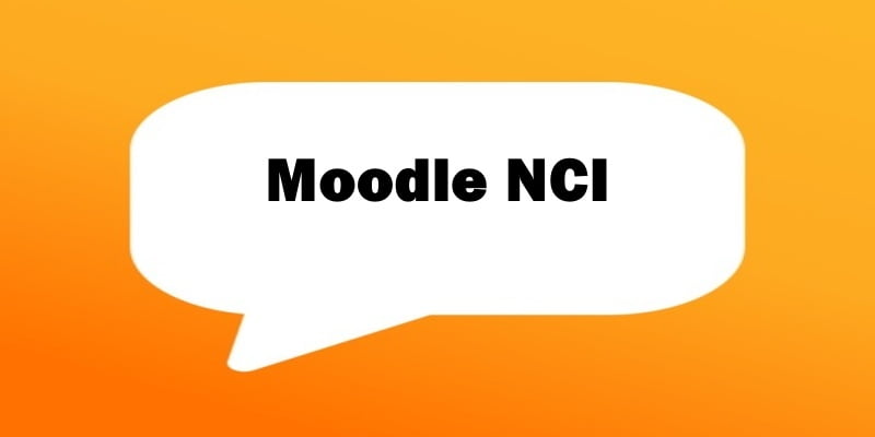 Moodle NCI
