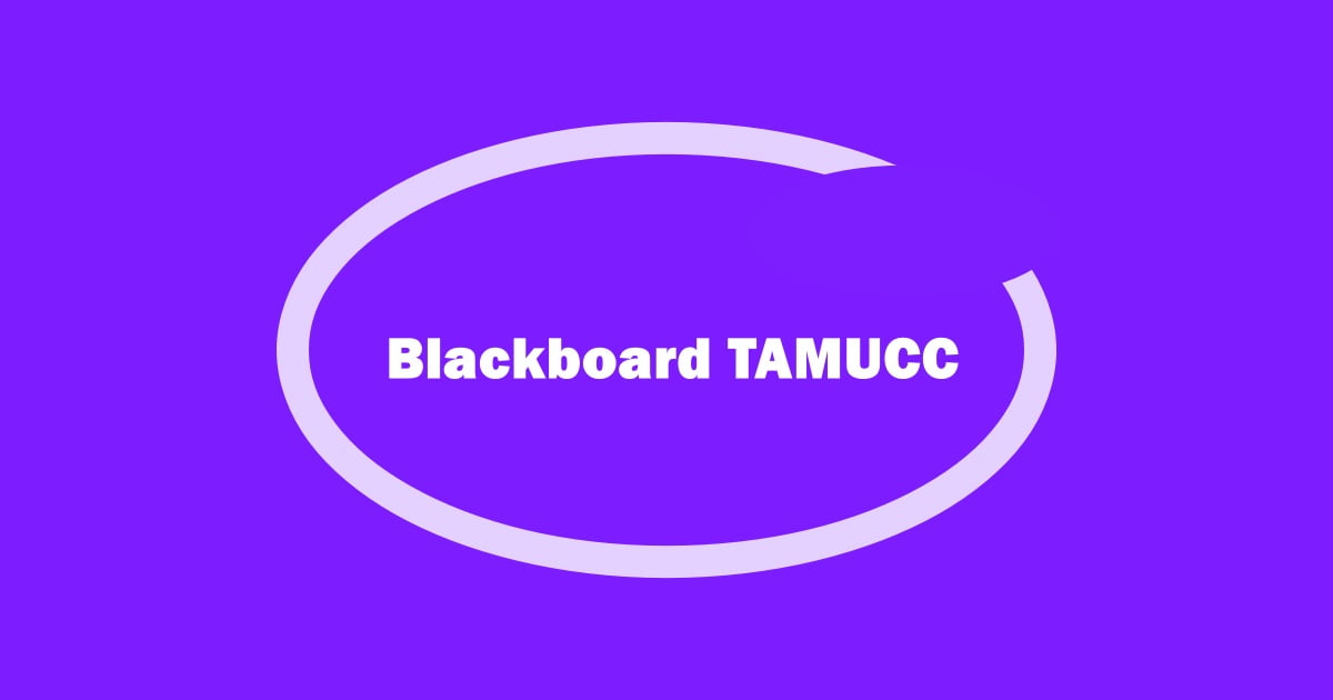 Blackboard TAMUCC Login