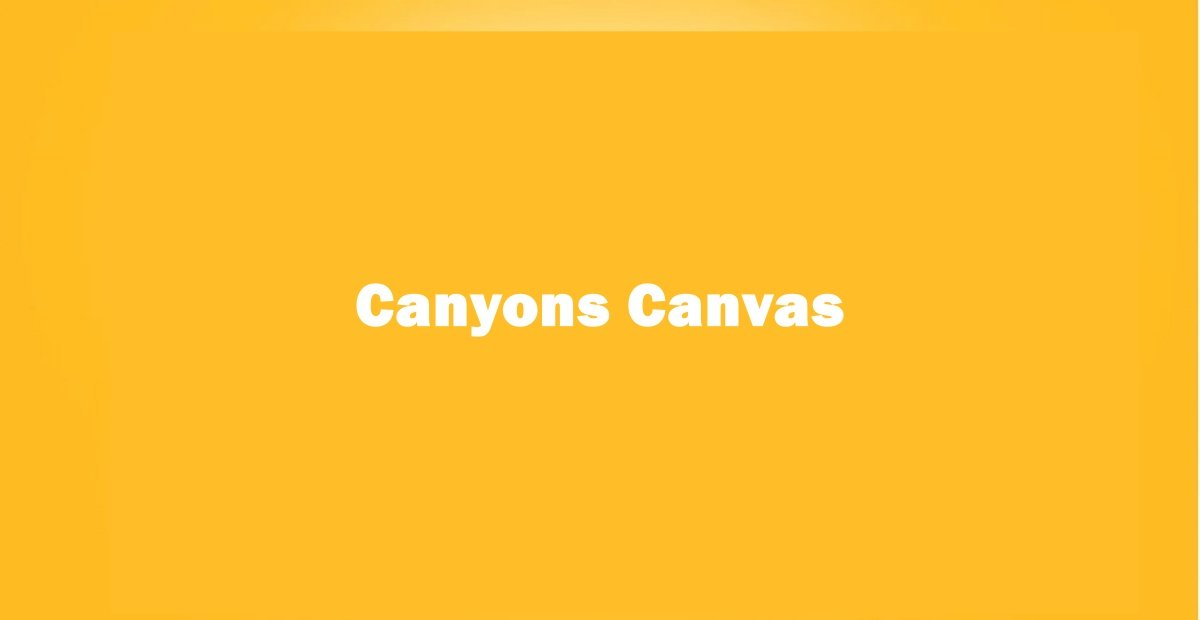 Canvas Canyons Login